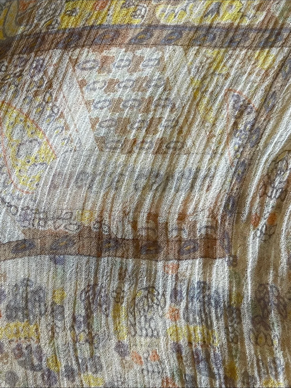 Pierre Cardin and one more chiffon Vintage Scarfs - 2